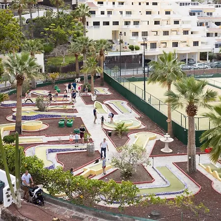 Sunny Terrace In The Center Of Los Gigantes